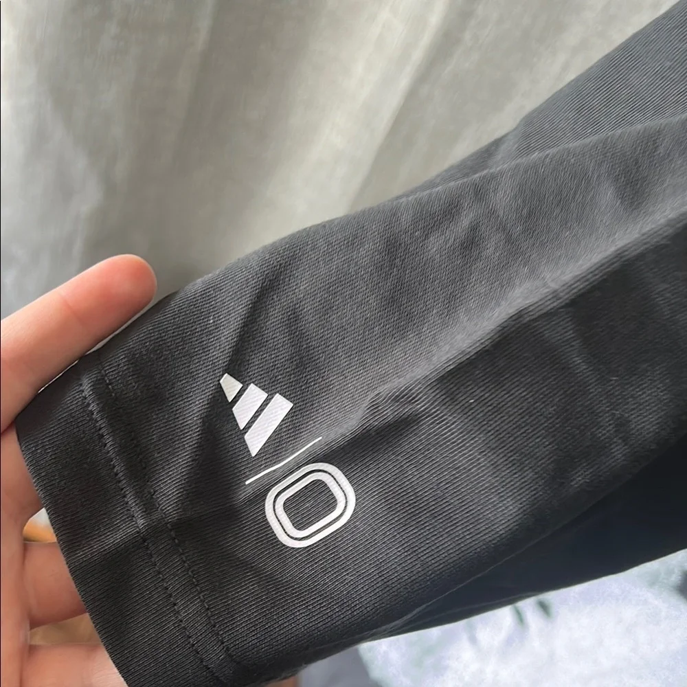 Adidas Black and White Short Sleeve Tees Graphic Design